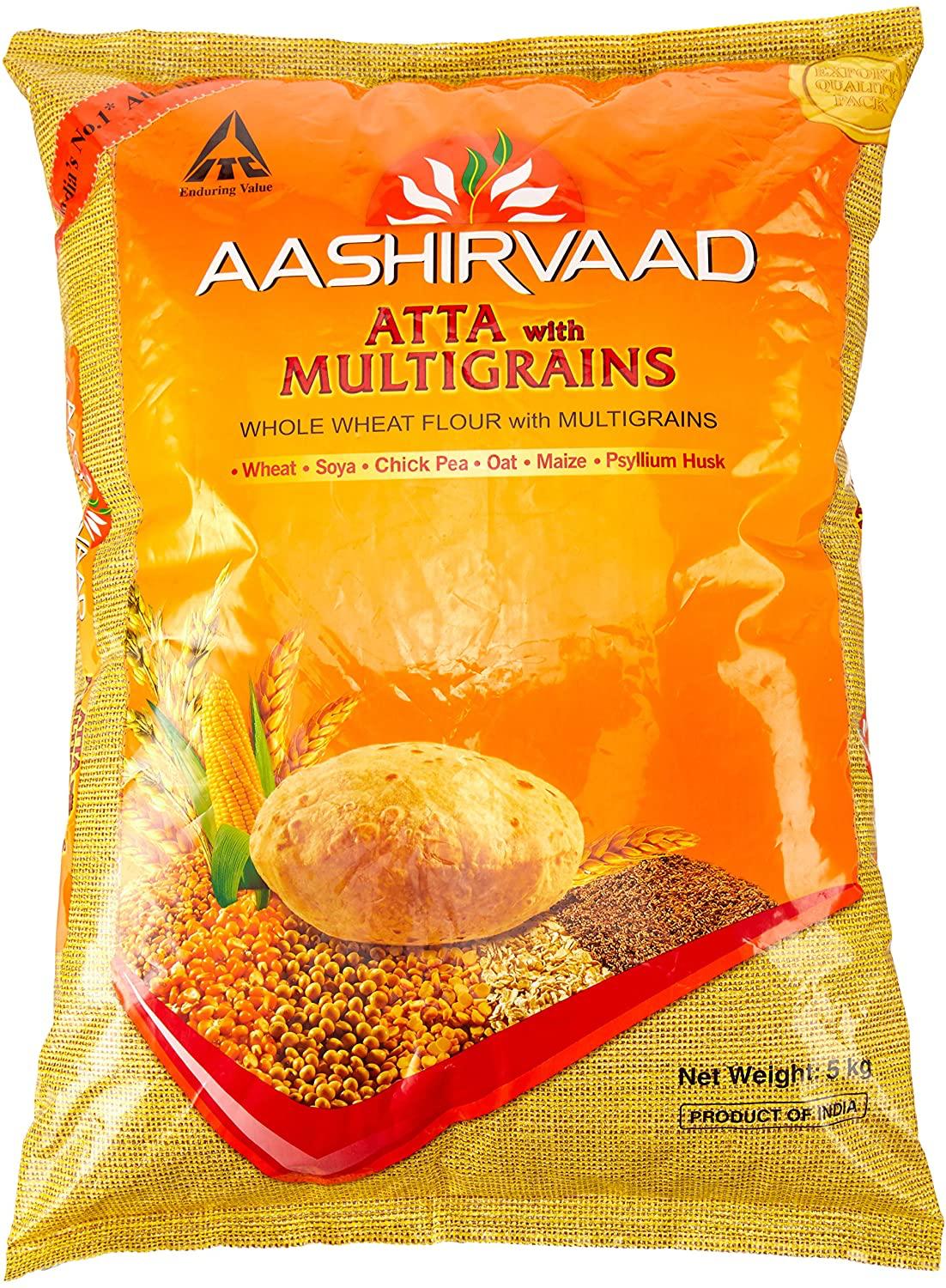 AASHIRVAD MULTIGRAIN ATTA FLOUR 5 KG Buy Indian Groceries Online