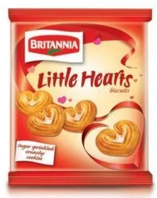 BRITANNIA LITTLE HEARTS BISCUITS 34G