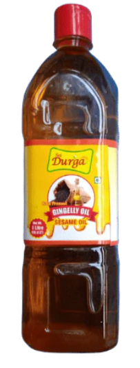 SRI DURGA COLD PRESSED (MARACHEKKU) OIL 1LTR - GINGELLY (SESAME)