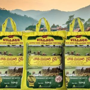 VILLAGE DOUBLE AGED SONA MASOORI RICE 10KG