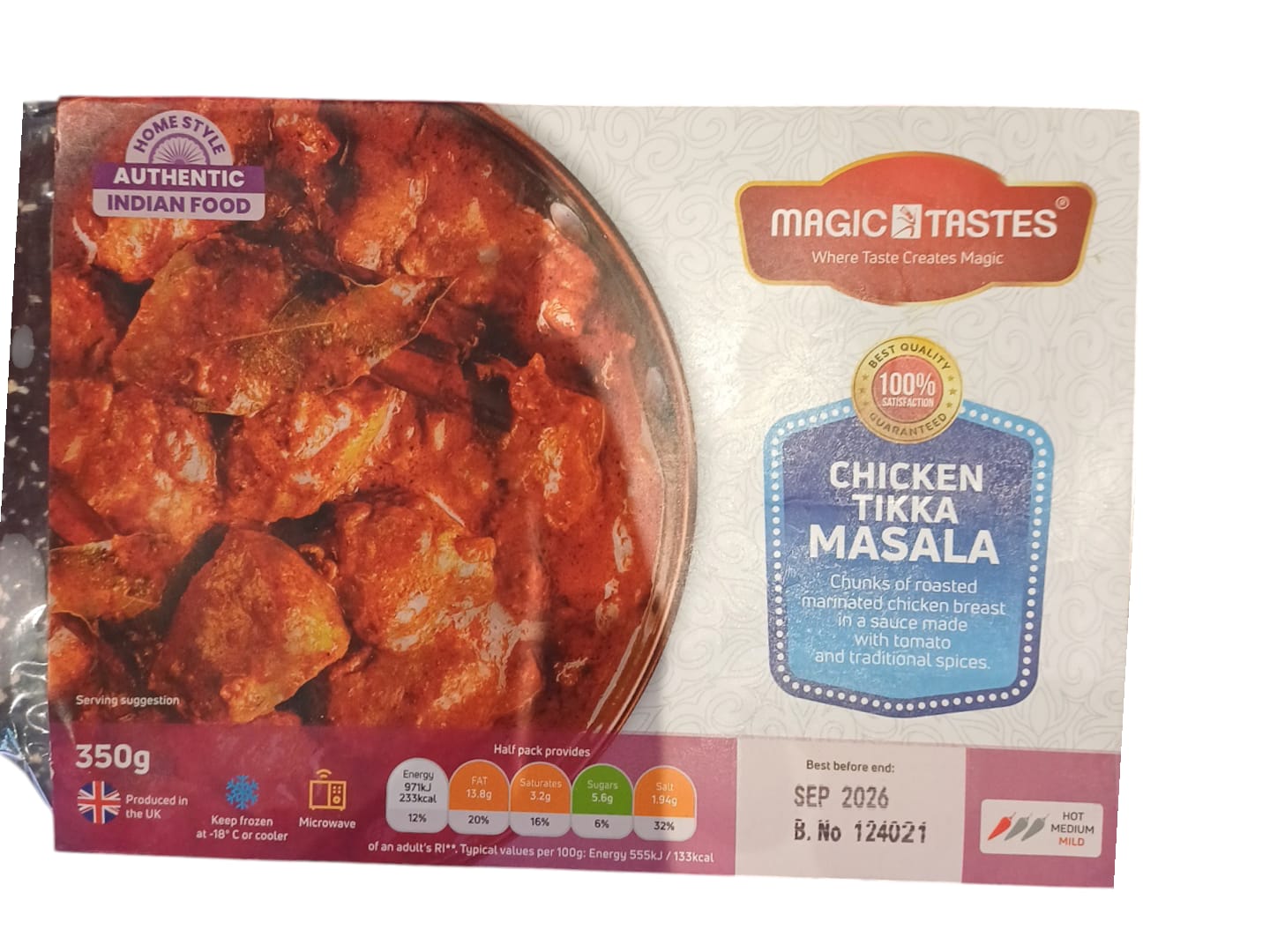 MT CHICKEN TIKKA MASALA 350G
